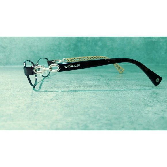 COACH EYEGLASS FRAME FAINA HC5054 9187 SATIN BROWN/DARK TORTOISE GOLD SIG C - Picture 2 of 6